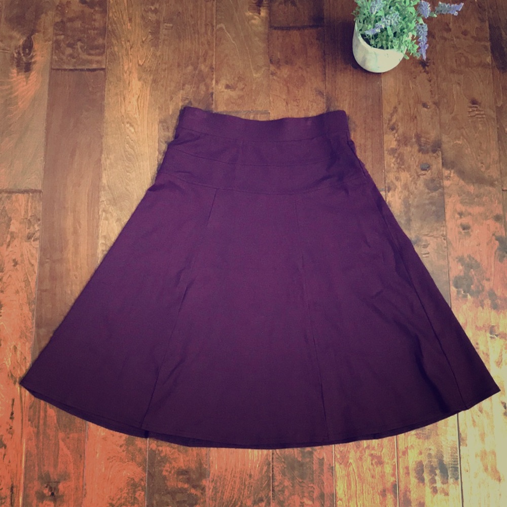 Mid length A-line Skirt